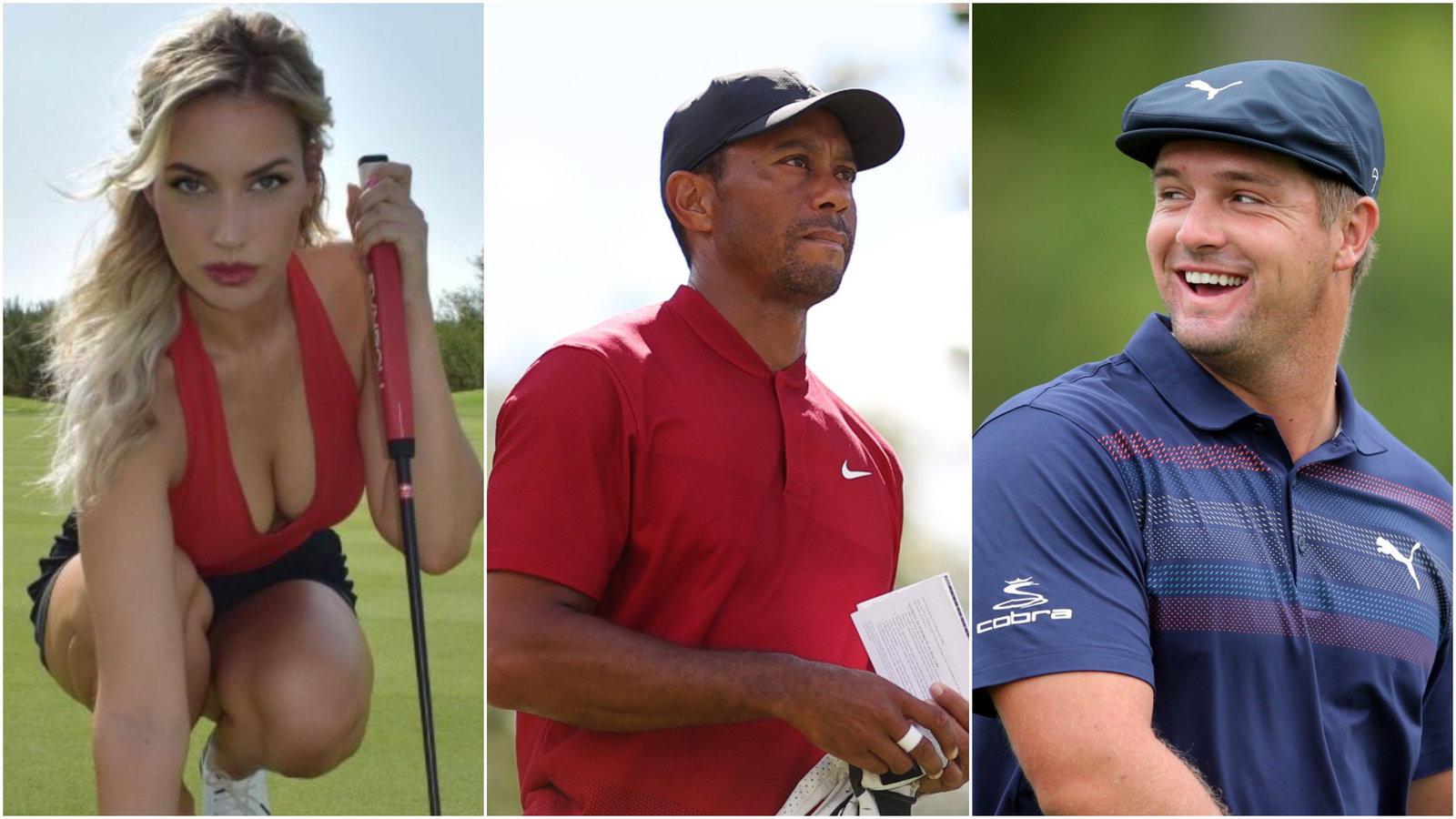 Paige Spiranac unhappy with Tiger Woods name drop from "annoying" DeChambeau